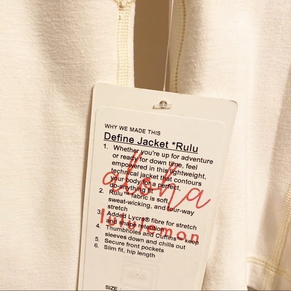 🌀Sold🌀Lululemon • Define Jacket Rare Hawaii Logo - Picture 5 of 5